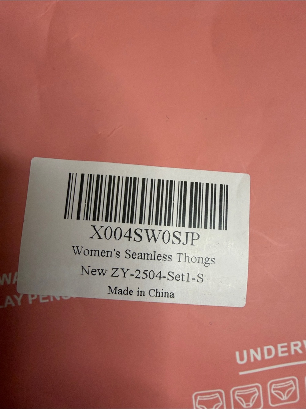 Women's Seamless Thong - 6 pack